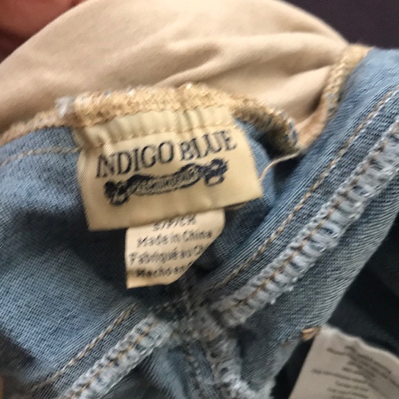 Indigo Blue Maternity Jeans - Picture 3 of 3